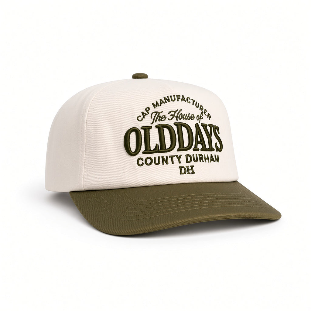 The House of OldDays Structured Cap with Leather Strap