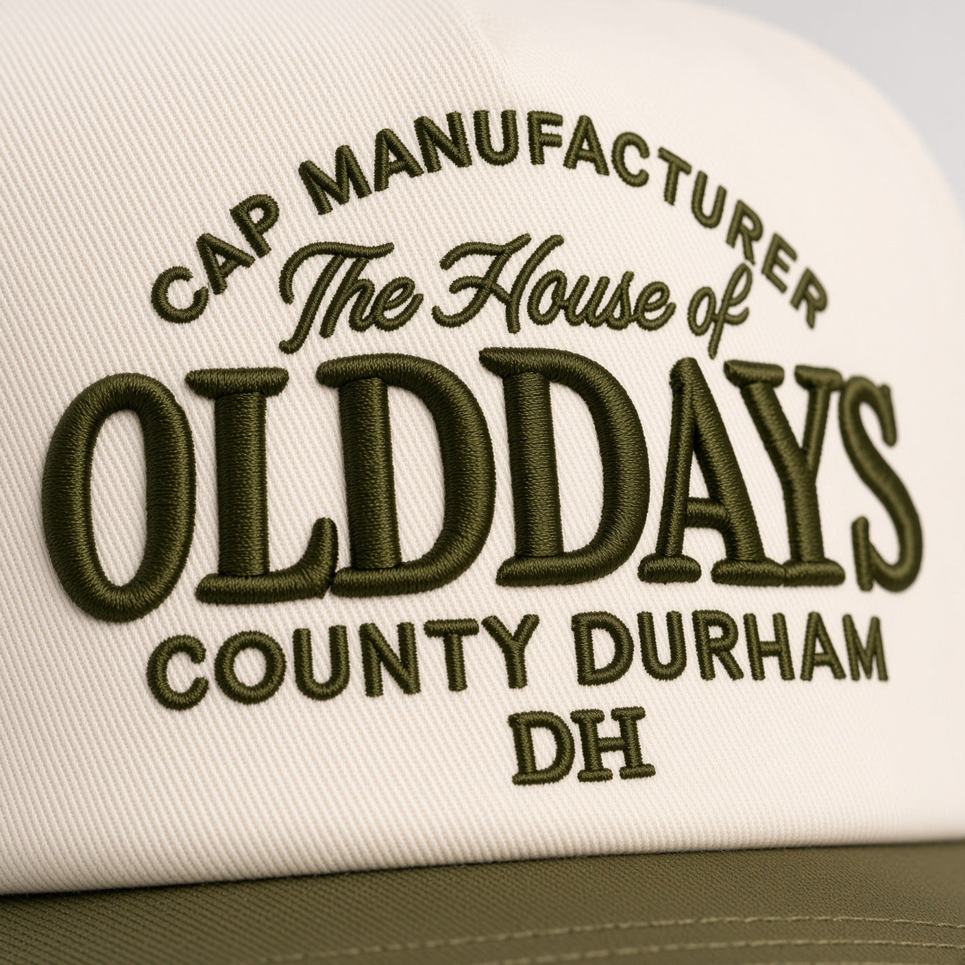 The House of OldDays Structured Cap with Leather Strap